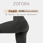 Charger l'image dans la galerie, Legging sculptant 3D Zafora noir, visuel de marque avec plus de 50 000 clientes satisfaites